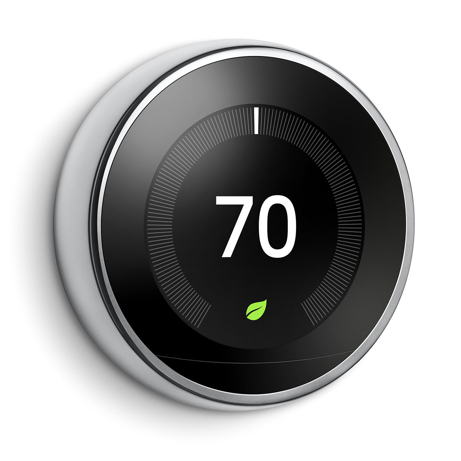 Google Nest Learning Thermostat Stainless Steel Duke Energy